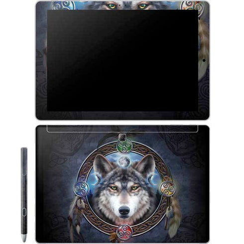 Brigid Ashwood Wolf Symbols Galaxy Book 12in Skin